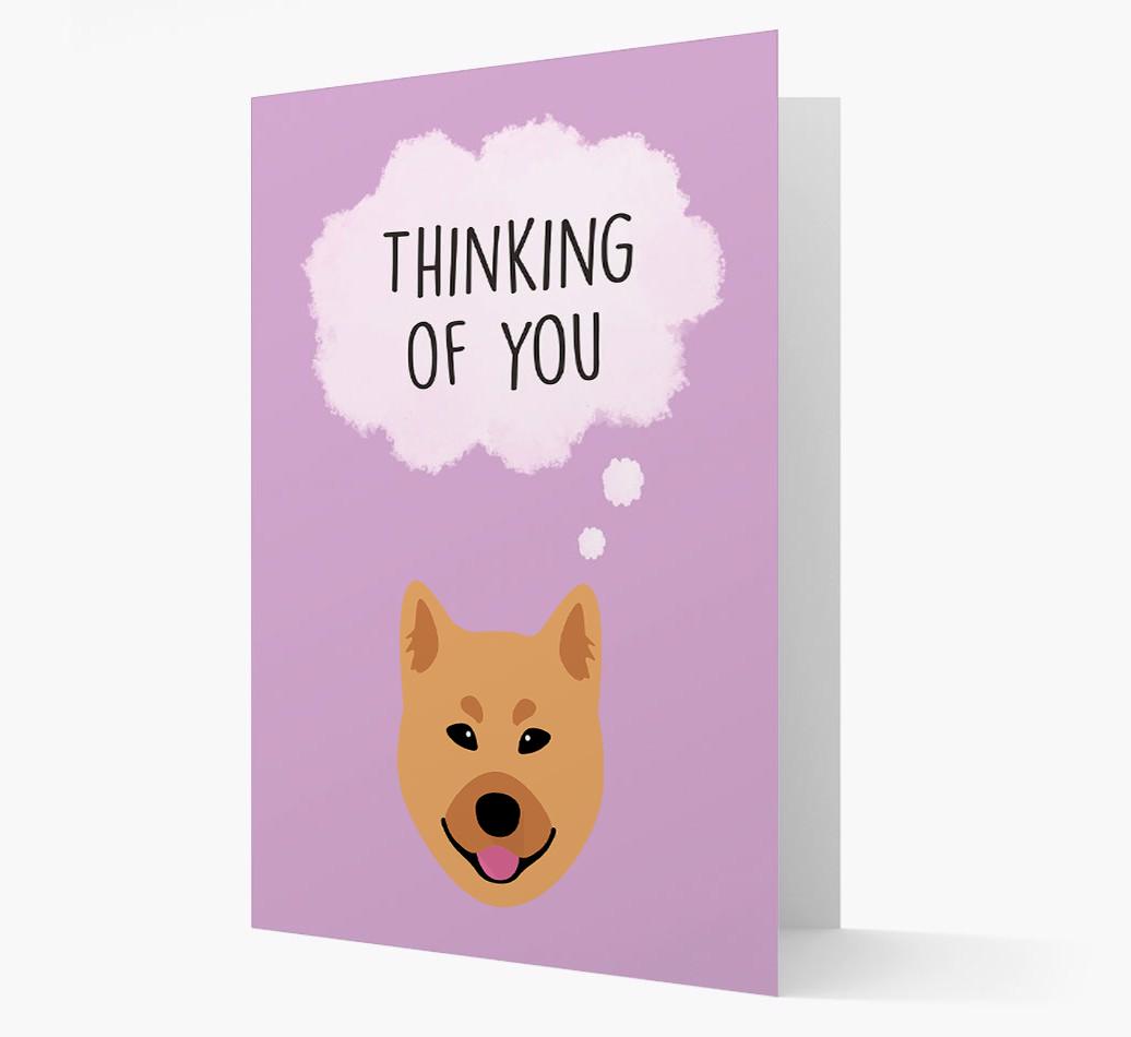 'Thinking of You' Card with {breedFullName} Icon