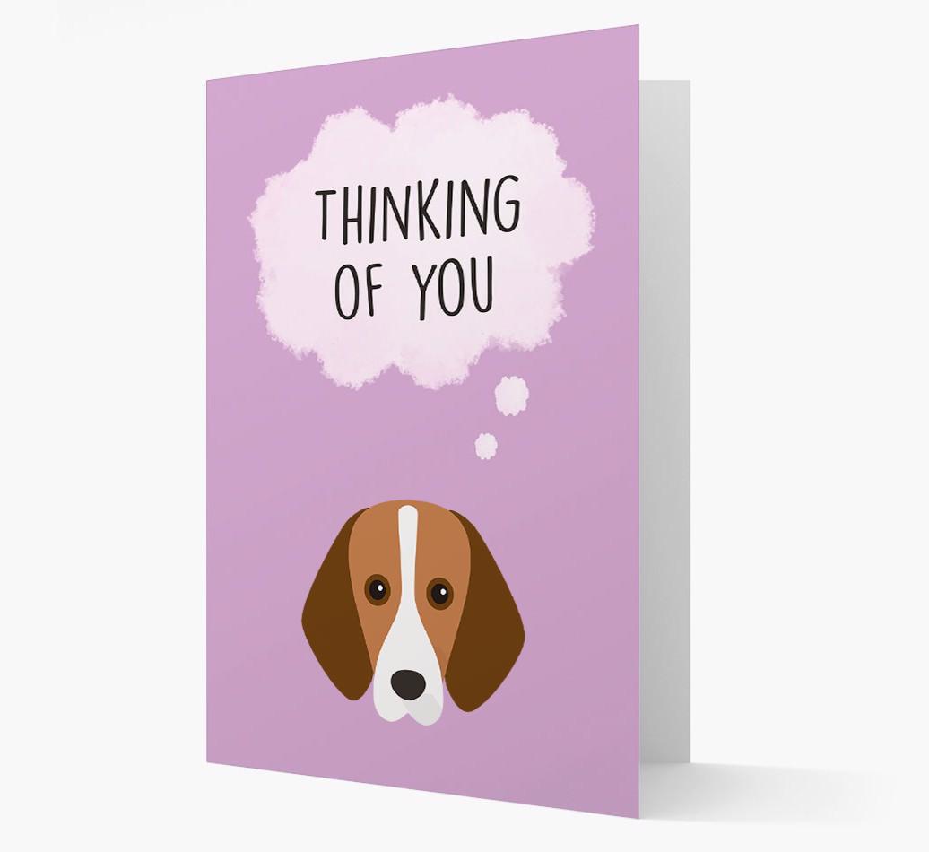 'Thinking of You' Card with {breedFullName} Icon