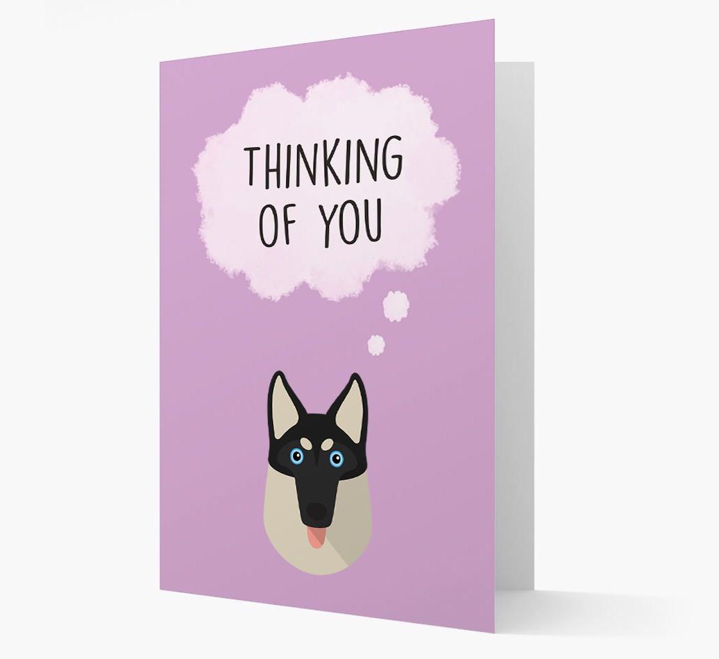 'Thinking of You' Card with {breedFullName} Icon