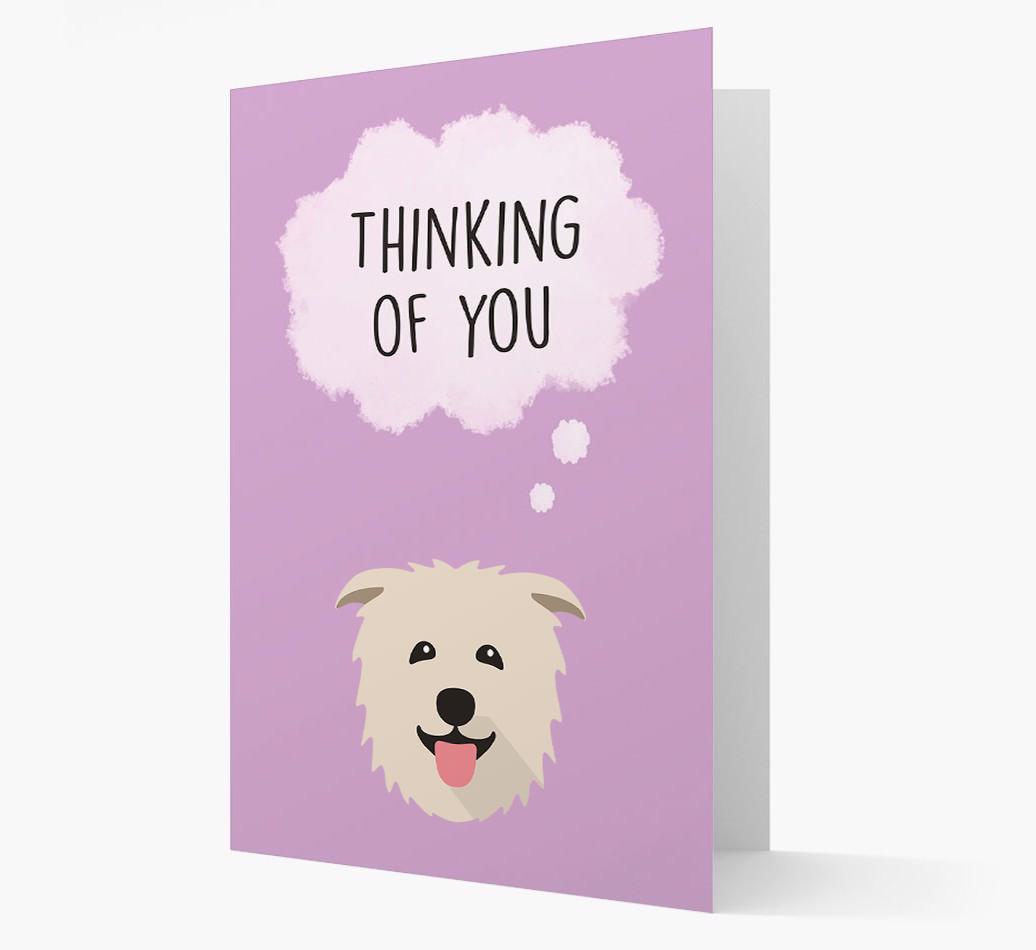 'Thinking of You' Card with {breedFullName} Icon