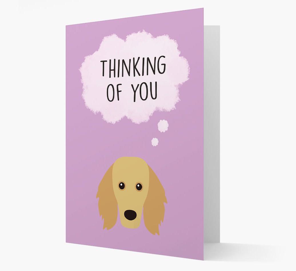 'Thinking of You' Card with {breedFullName} Icon