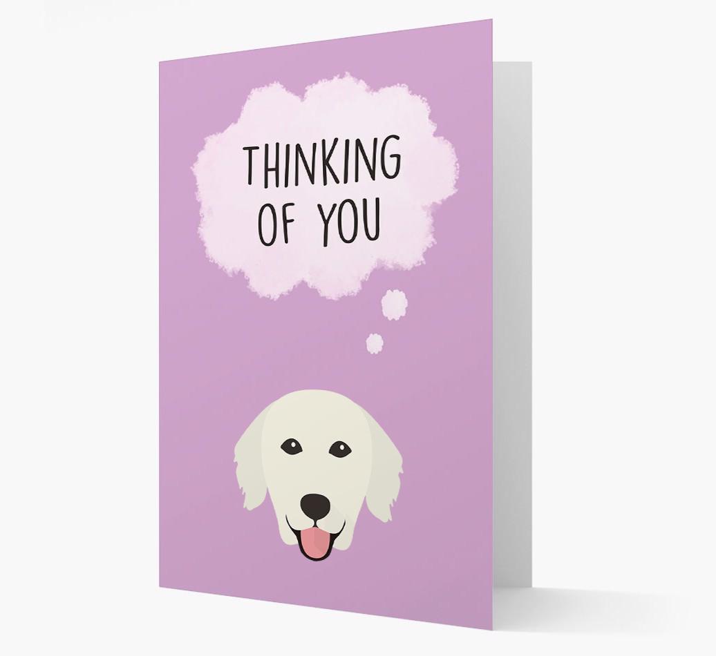 'Thinking of You' Card with {breedFullName} Icon