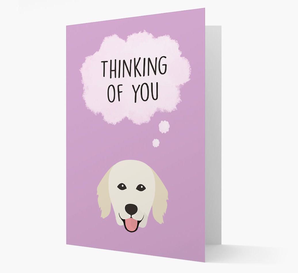 'Thinking of You' Card with {breedFullName} Icon