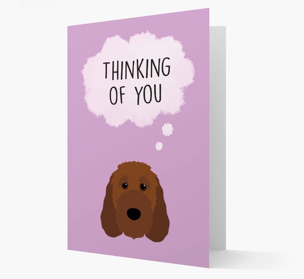 'Thinking of You' Card with {breedFullName} Icon