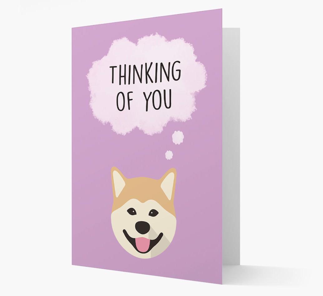 'Thinking of You' Card with {breedFullName} Icon