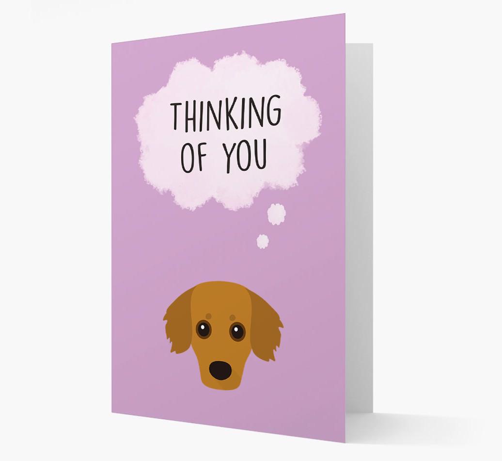 'Thinking of You' Card with {breedFullName} Icon