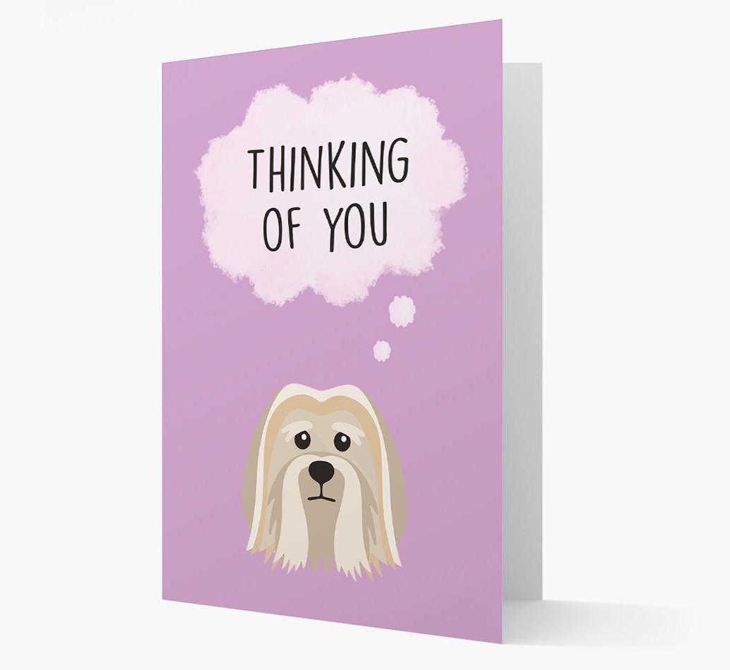 'Thinking of You' Card with {breedFullName} Icon