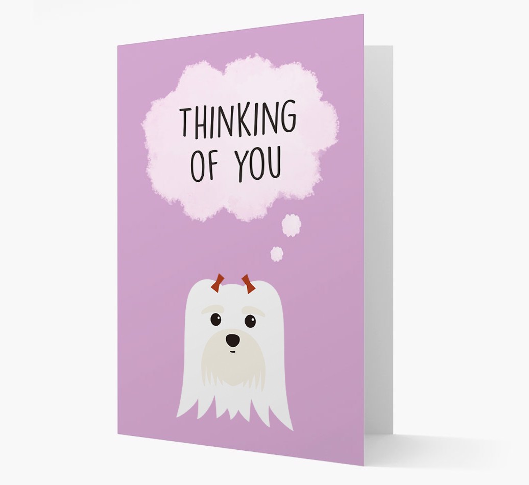 'Thinking of You' Card with {breedFullName} Icon