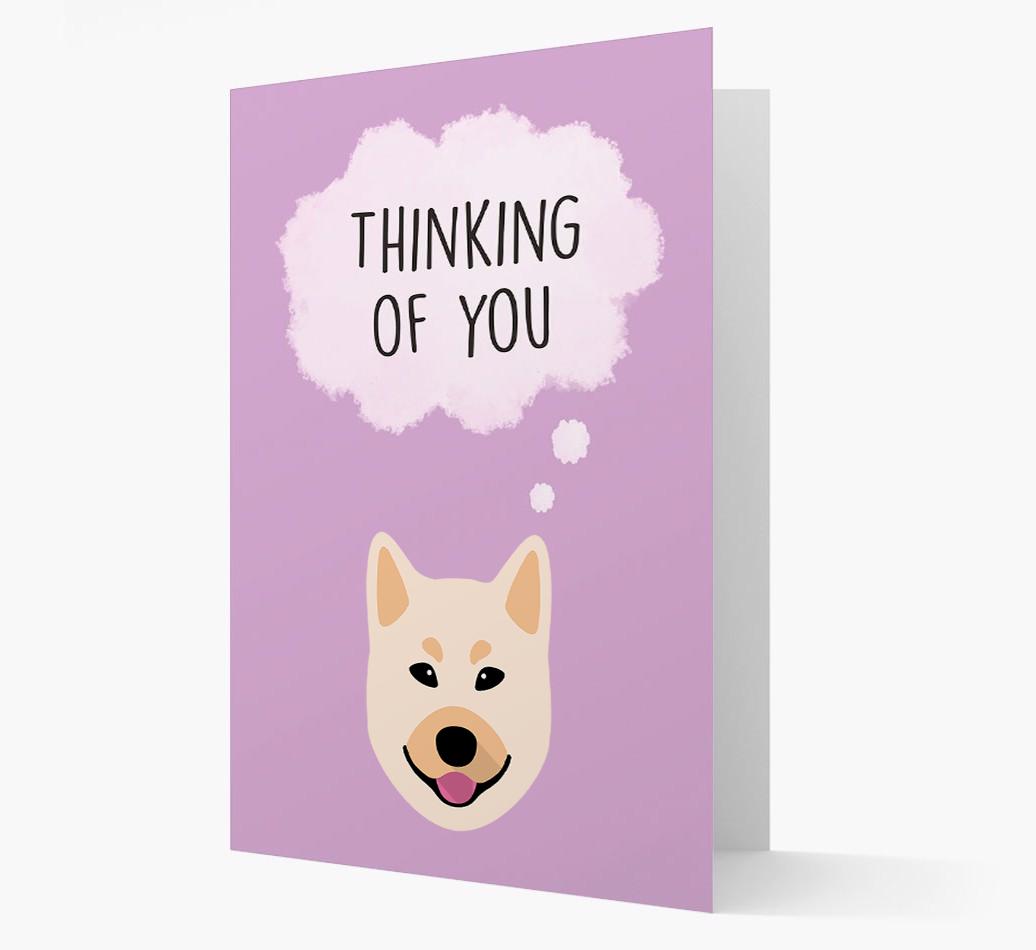 'Thinking of You' Card with {breedFullName} Icon