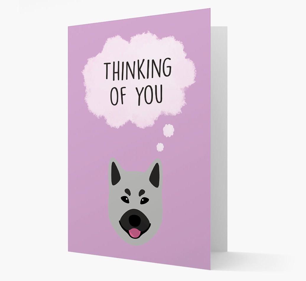 'Thinking of You' Card with {breedFullName} Icon