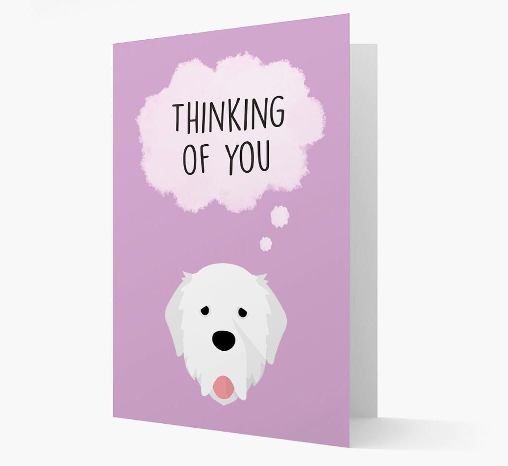 'Thinking of You' Card with {breedFullName} Icon
