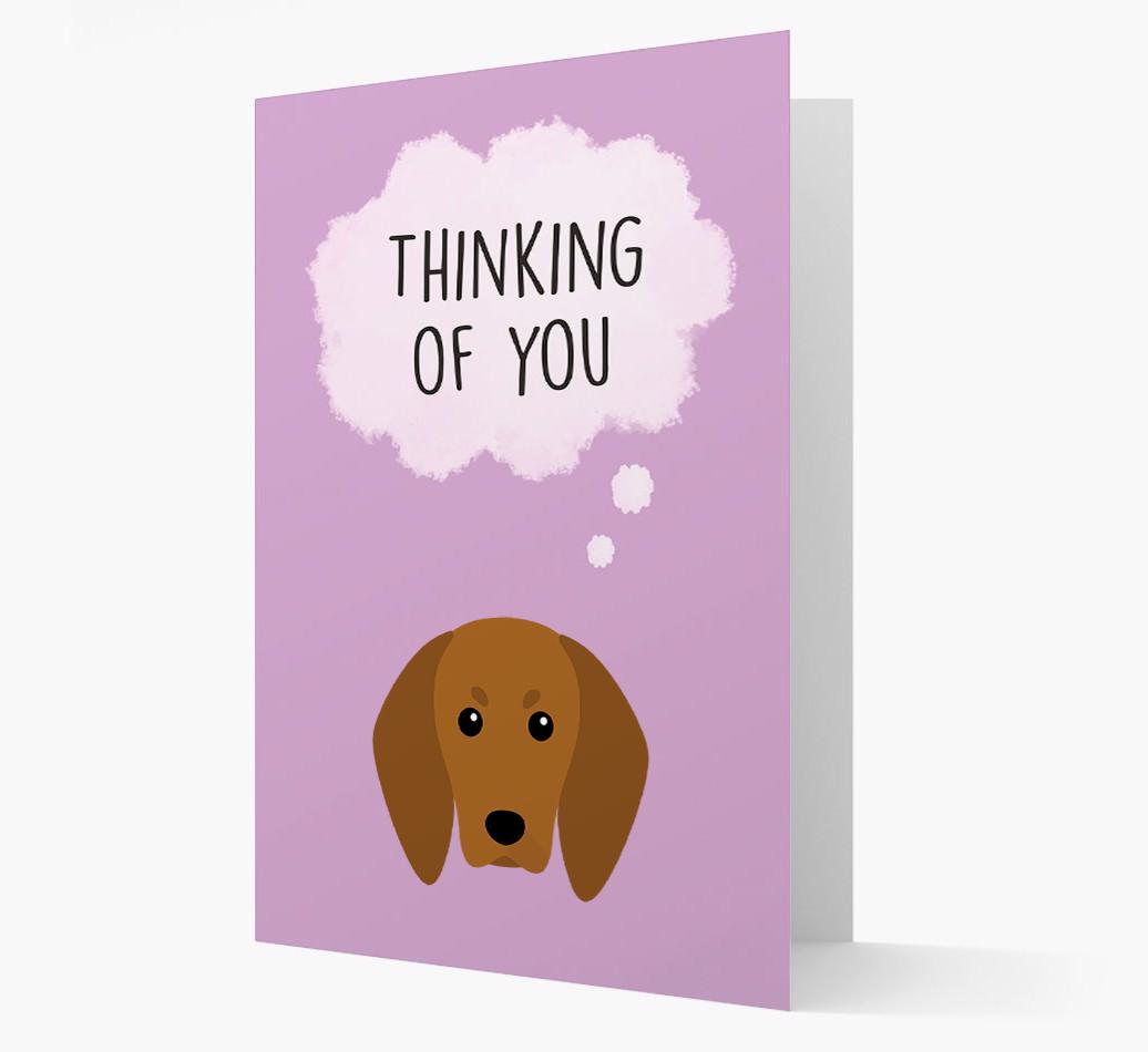 'Thinking of You' Card with {breedFullName} Icon