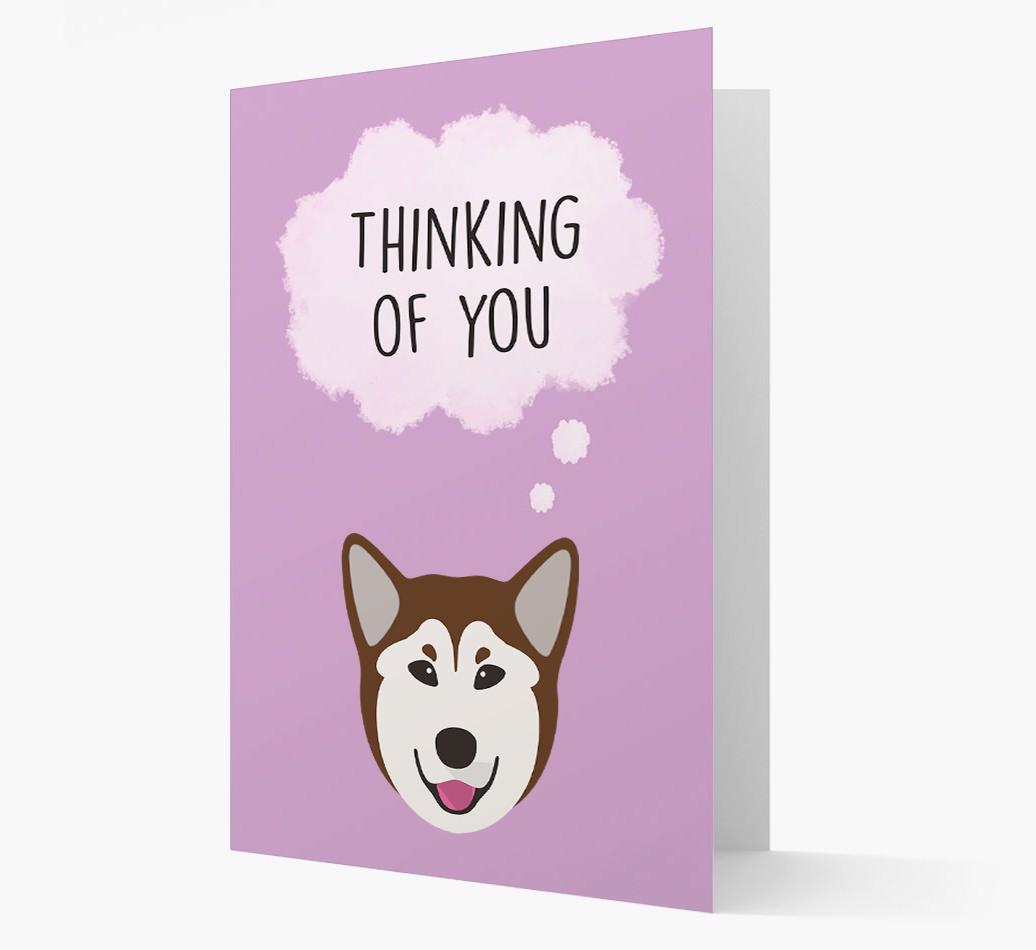 'Thinking of You' Card with {breedFullName} Icon