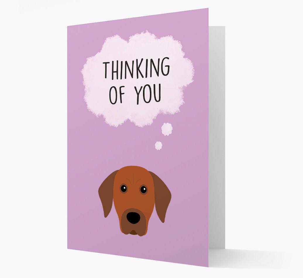 'Thinking of You' Card with {breedFullName} Icon