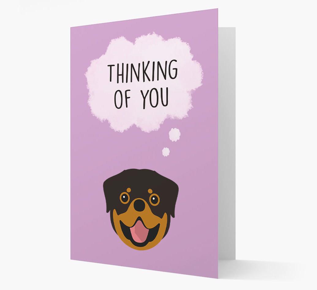 'Thinking of You' Card with {breedFullName} Icon