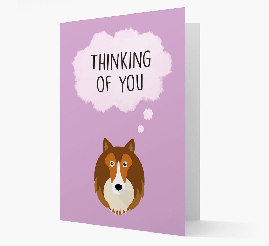 'Thinking of You' Card with {breedFullName} Icon