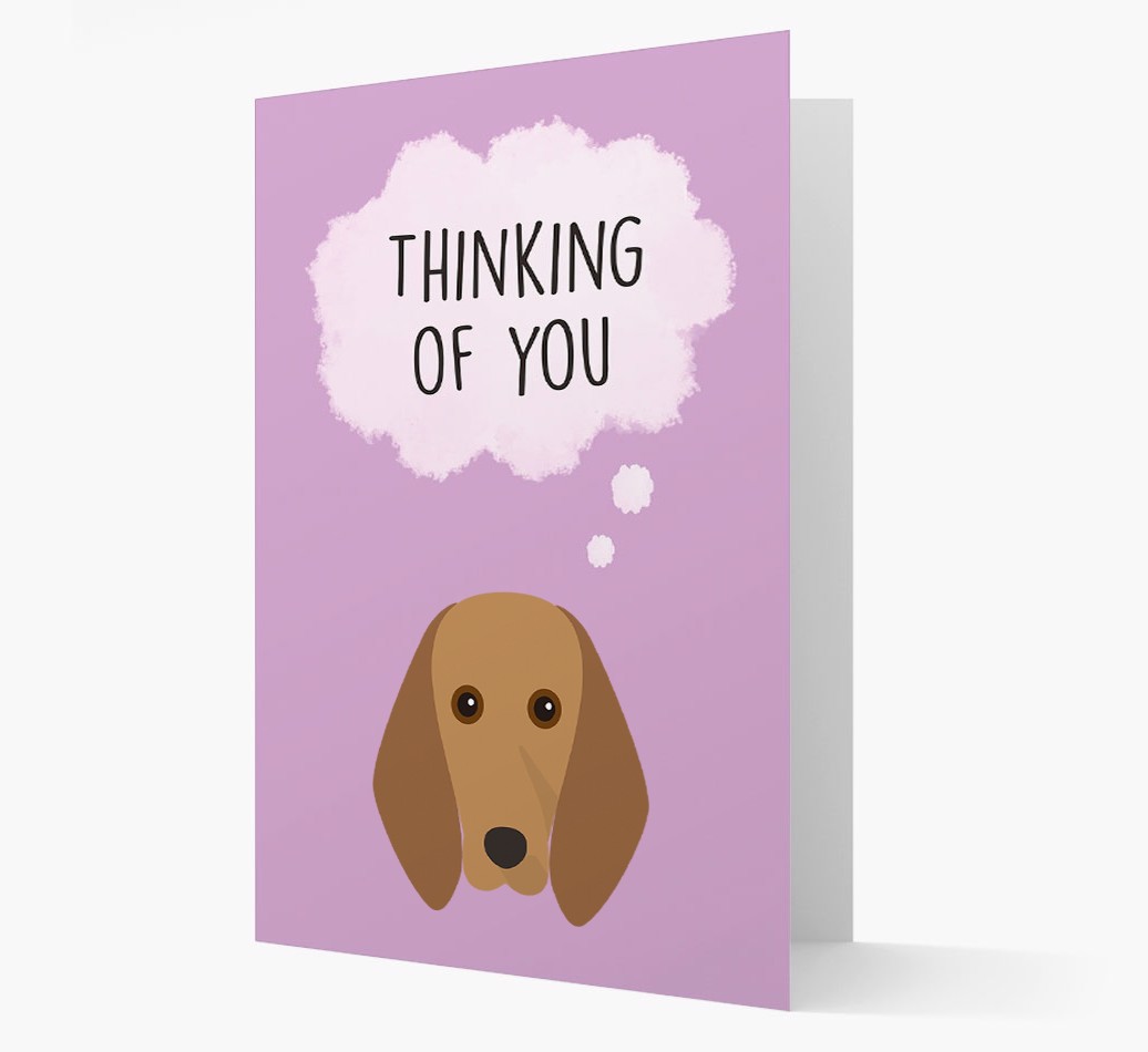 'Thinking of You' Card with {breedFullName} Icon