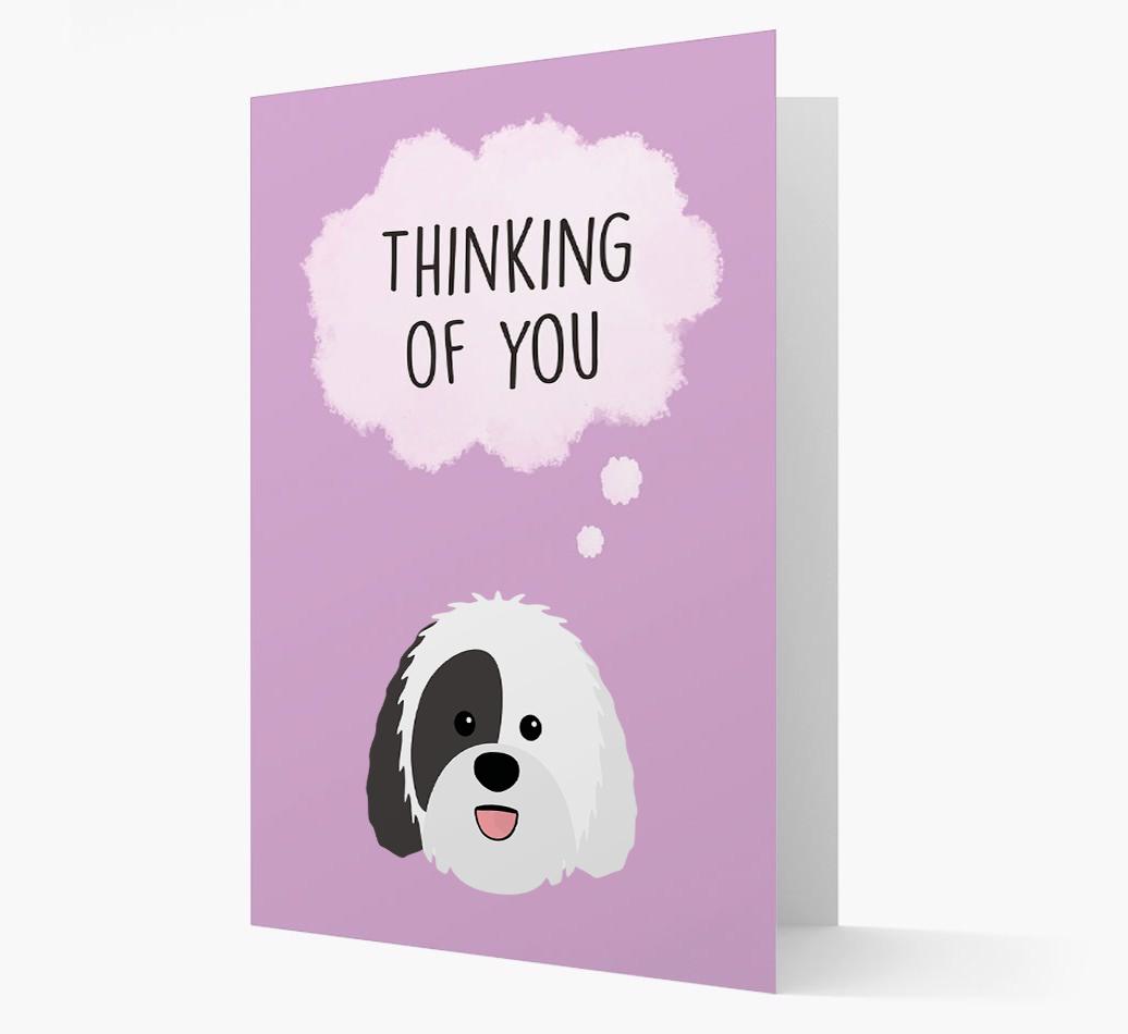 'Thinking of You' Card with {breedFullName} Icon