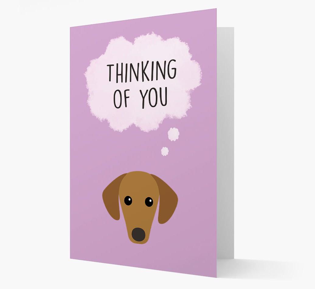 'Thinking of You' Card with {breedFullName} Icon