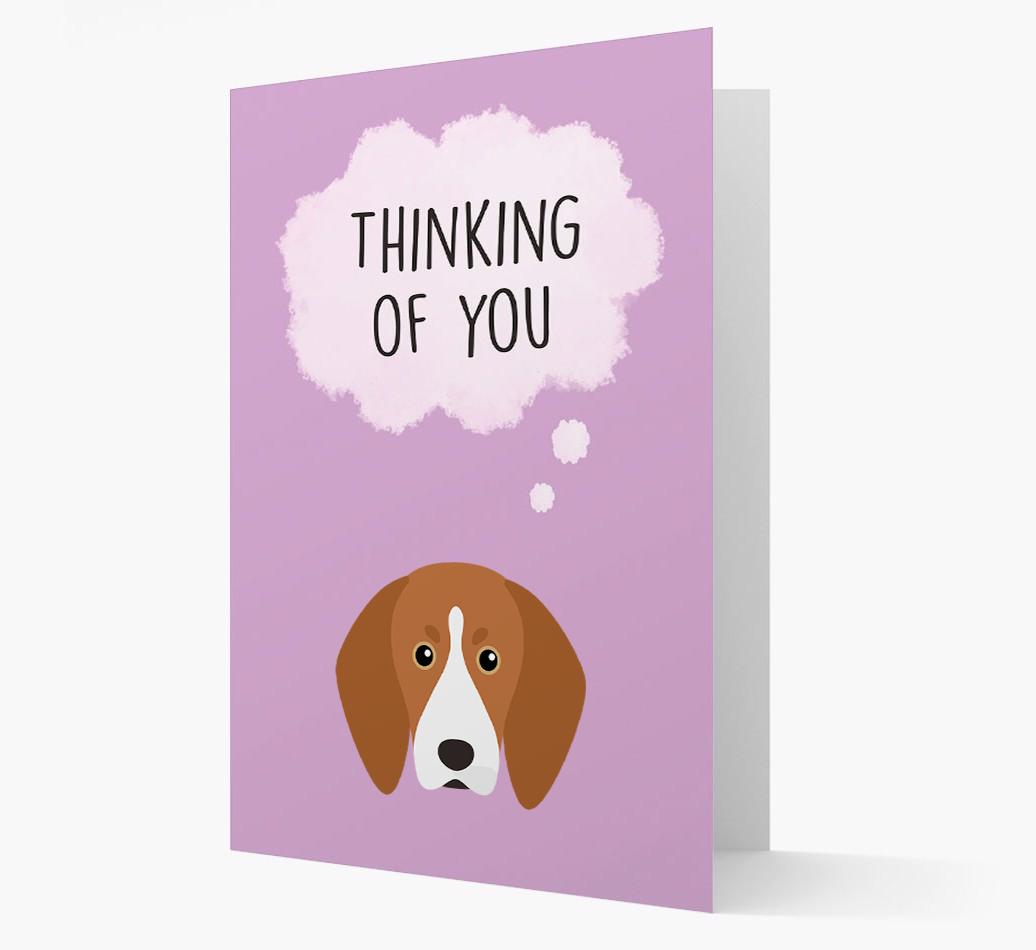 'Thinking of You' Card with {breedFullName} Icon