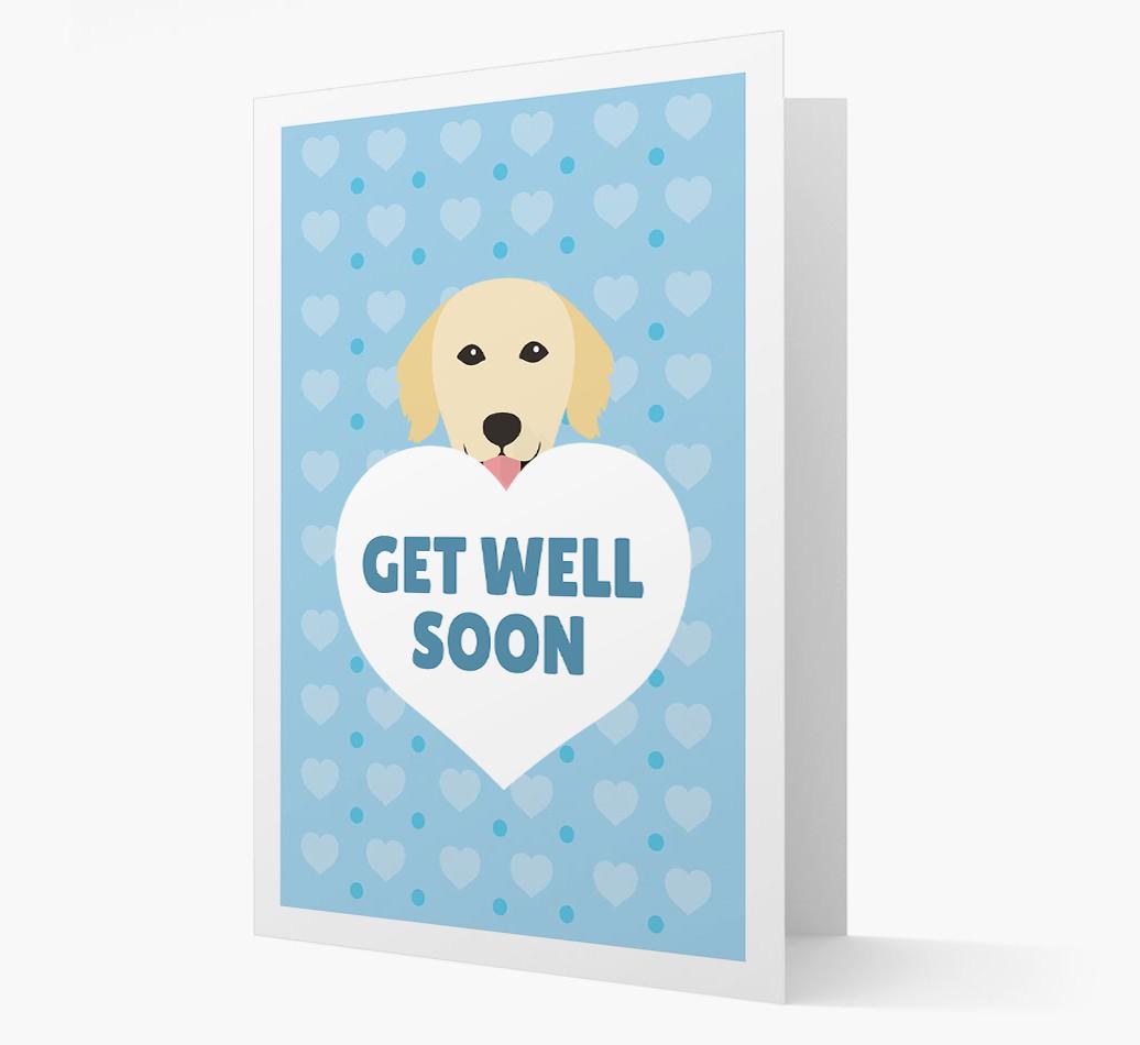 'Get Well Soon' Card with {breedFullName} Icon