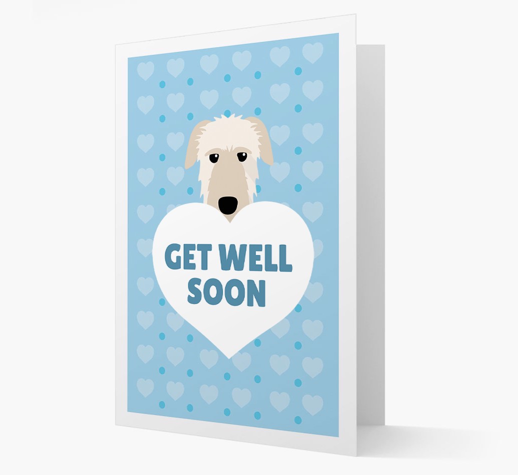 'Get Well Soon' Card with {breedFullName} Icon