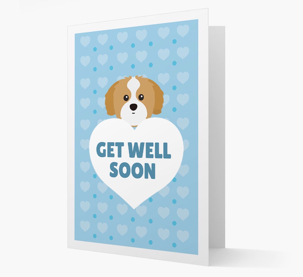 'Get Well Soon' Card with {breedFullName} Icon