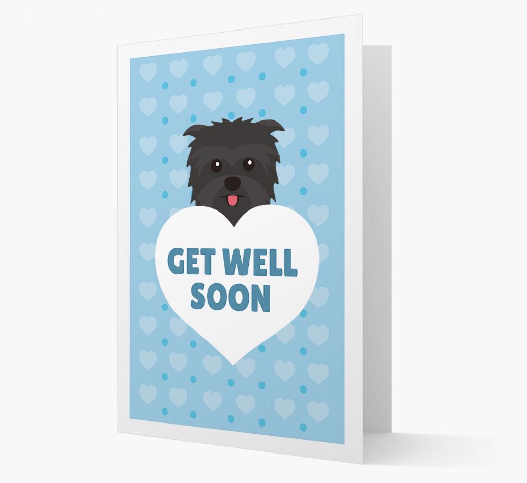 'Get Well Soon' Card with {breedFullName} Icon