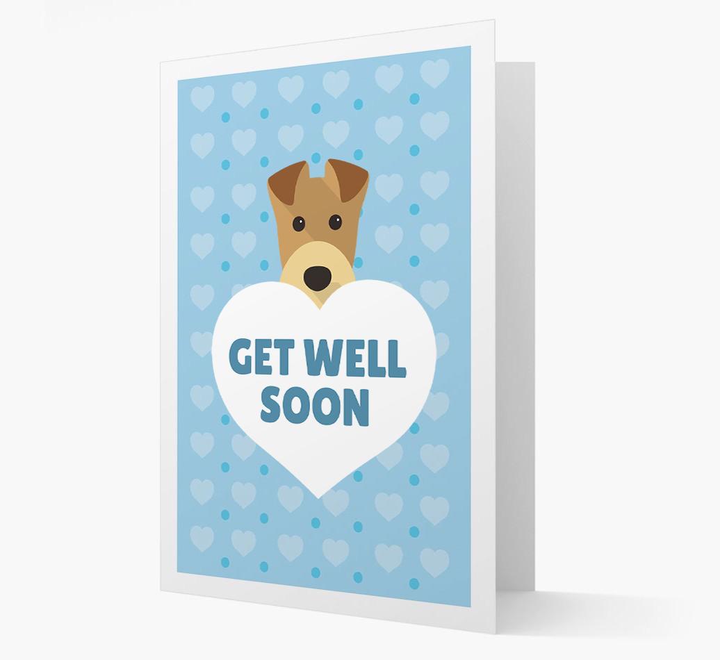 'Get Well Soon' Card with {breedFullName} Icon