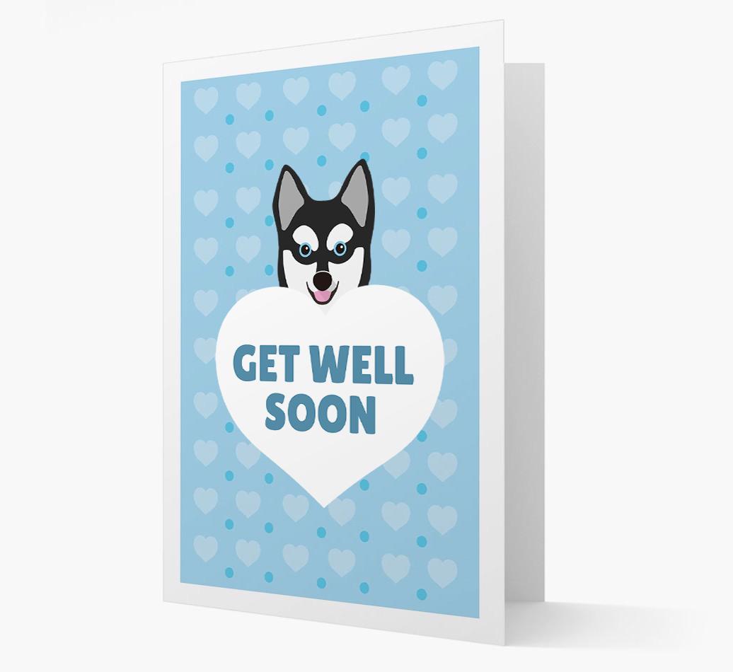 'Get Well Soon' Card with {breedFullName} Icon