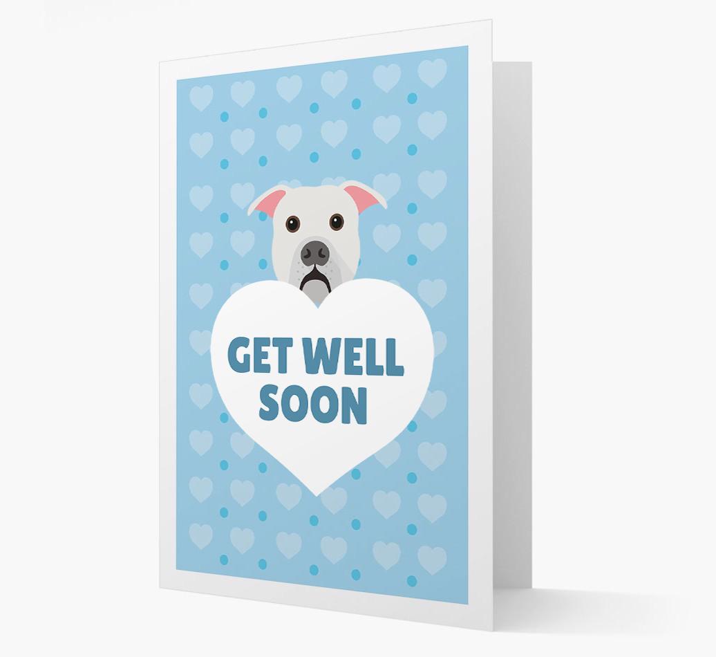 'Get Well Soon' Card with {breedFullName} Icon