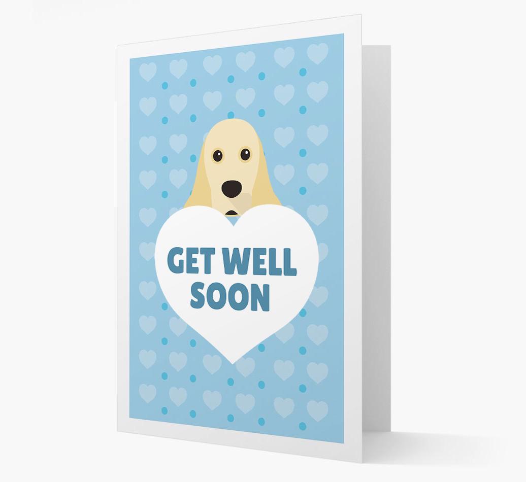 'Get Well Soon' Card with {breedFullName} Icon