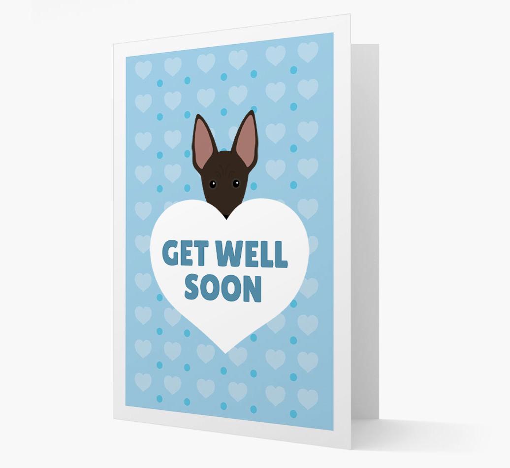 'Get Well Soon' Card with {breedFullName} Icon