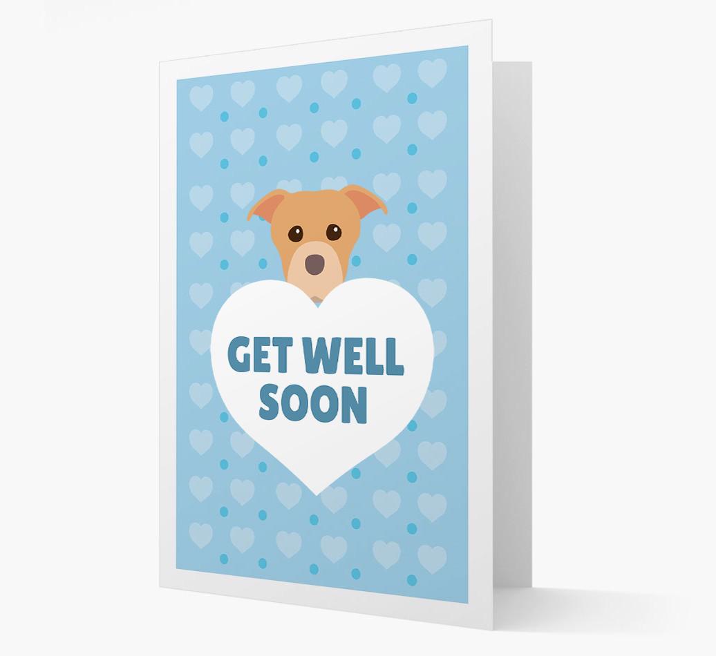 'Get Well Soon' Card with {breedFullName} Icon