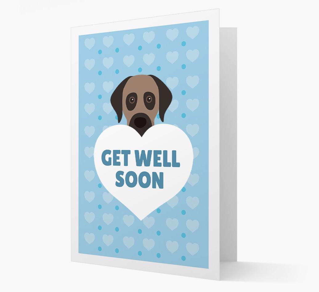 'Get Well Soon' Card with {breedFullName} Icon