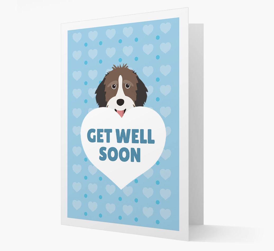 'Get Well Soon' Card with {breedFullName} Icon