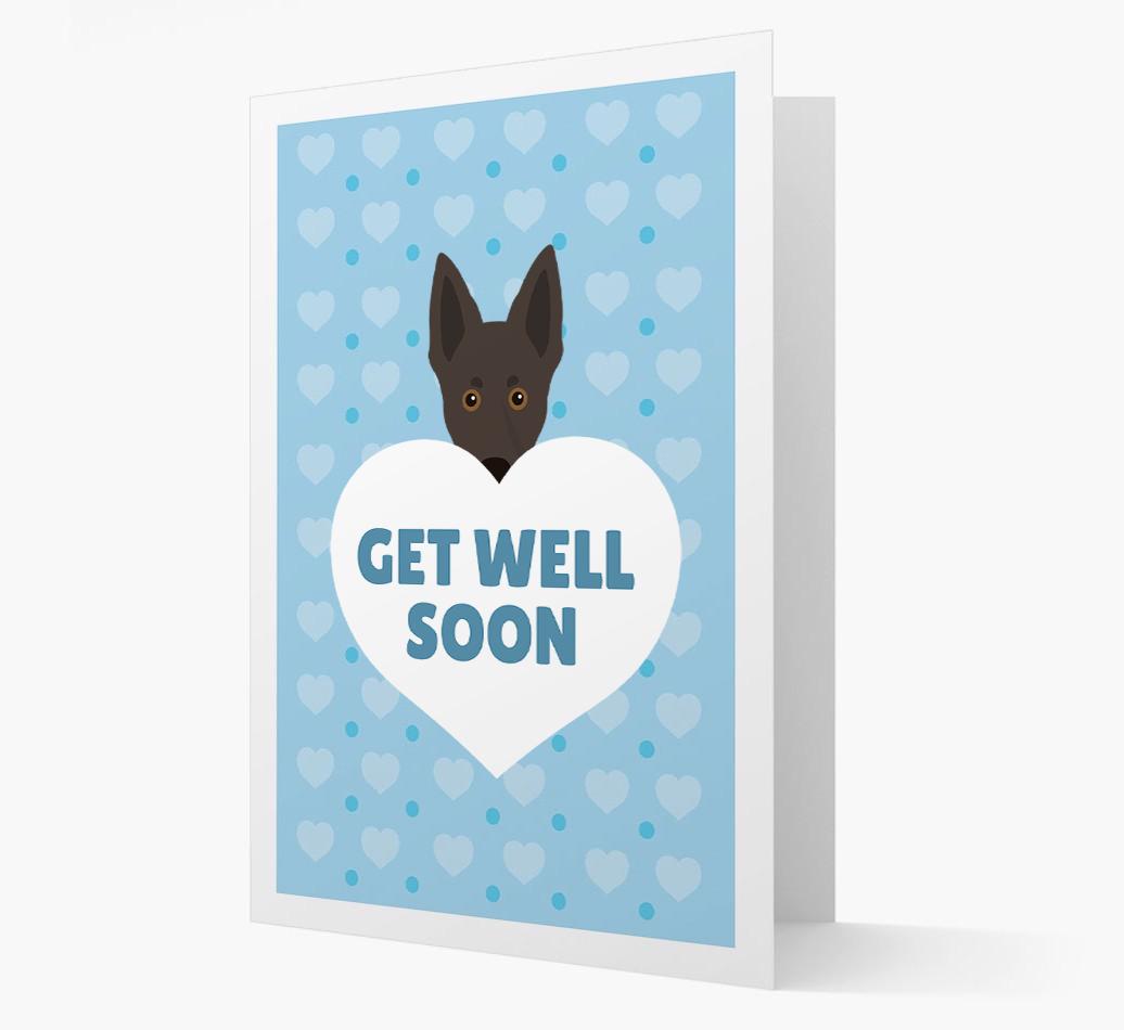 'Get Well Soon' Card with {breedFullName} Icon