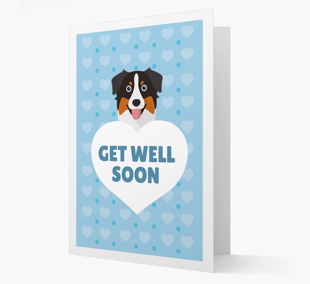 'Get Well Soon' Card with {breedFullName} Icon