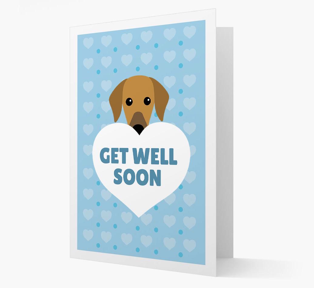 'Get Well Soon' Card with {breedFullName} Icon