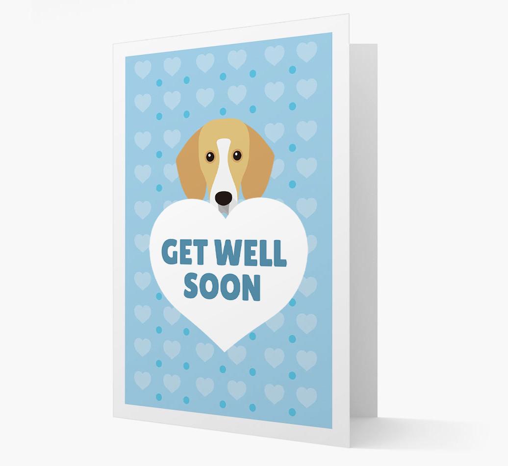 'Get Well Soon' Card with {breedFullName} Icon