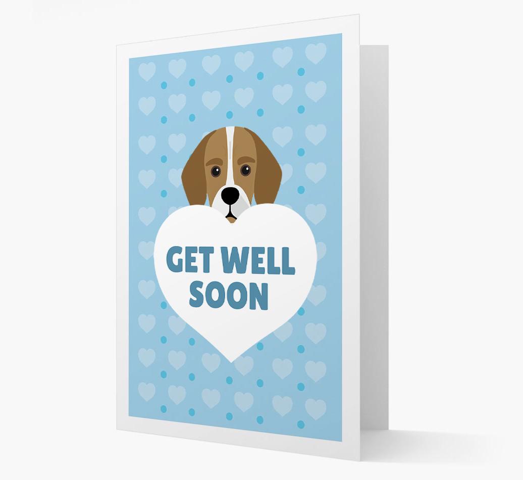 'Get Well Soon' Card with {breedFullName} Icon