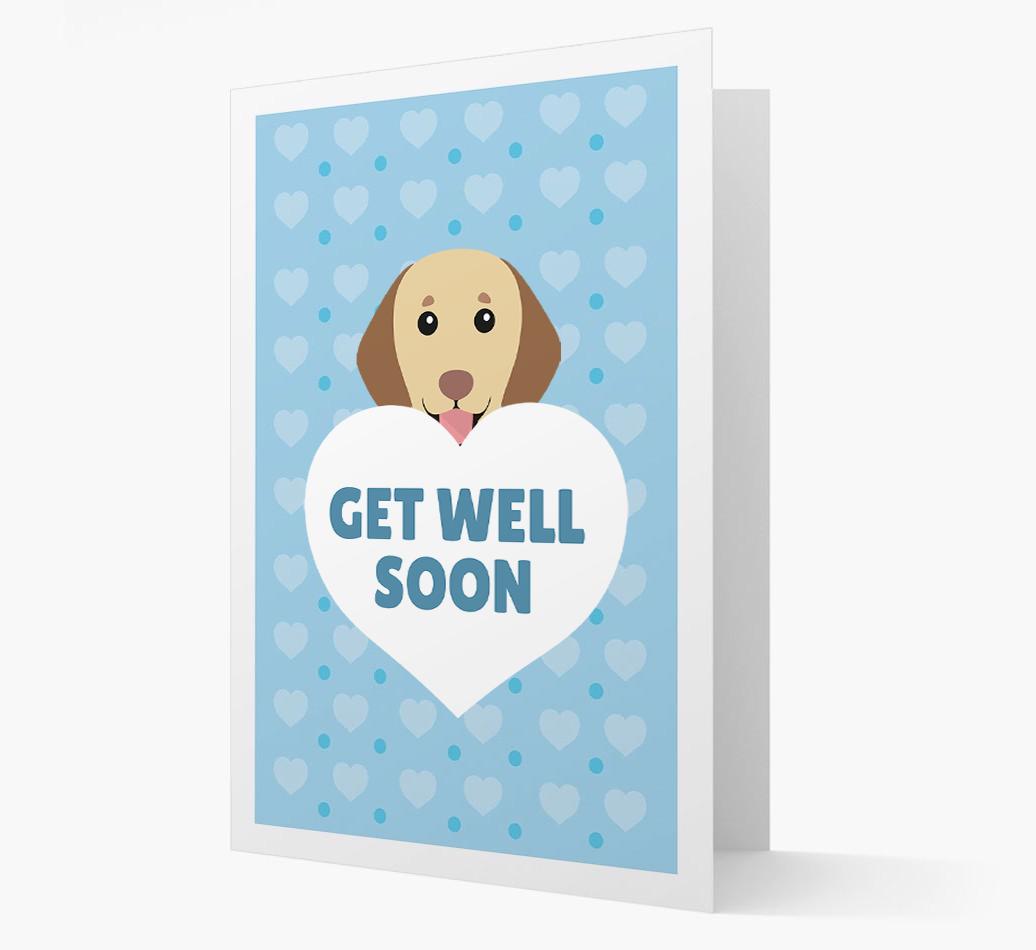 'Get Well Soon' Card with {breedFullName} Icon