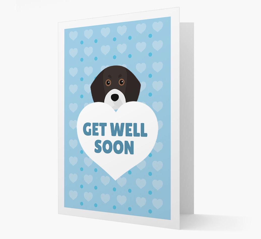 'Get Well Soon' Card with {breedFullName} Icon