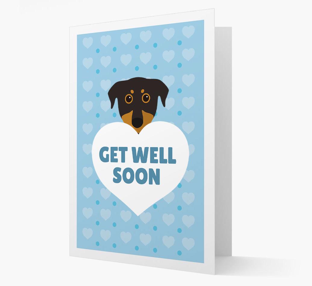 'Get Well Soon' Card with {breedFullName} Icon