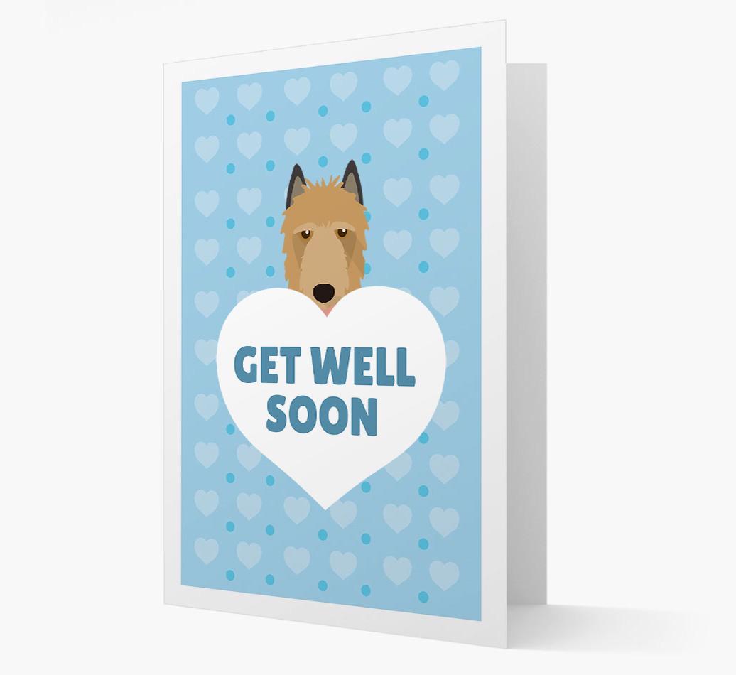 'Get Well Soon' Card with {breedFullName} Icon