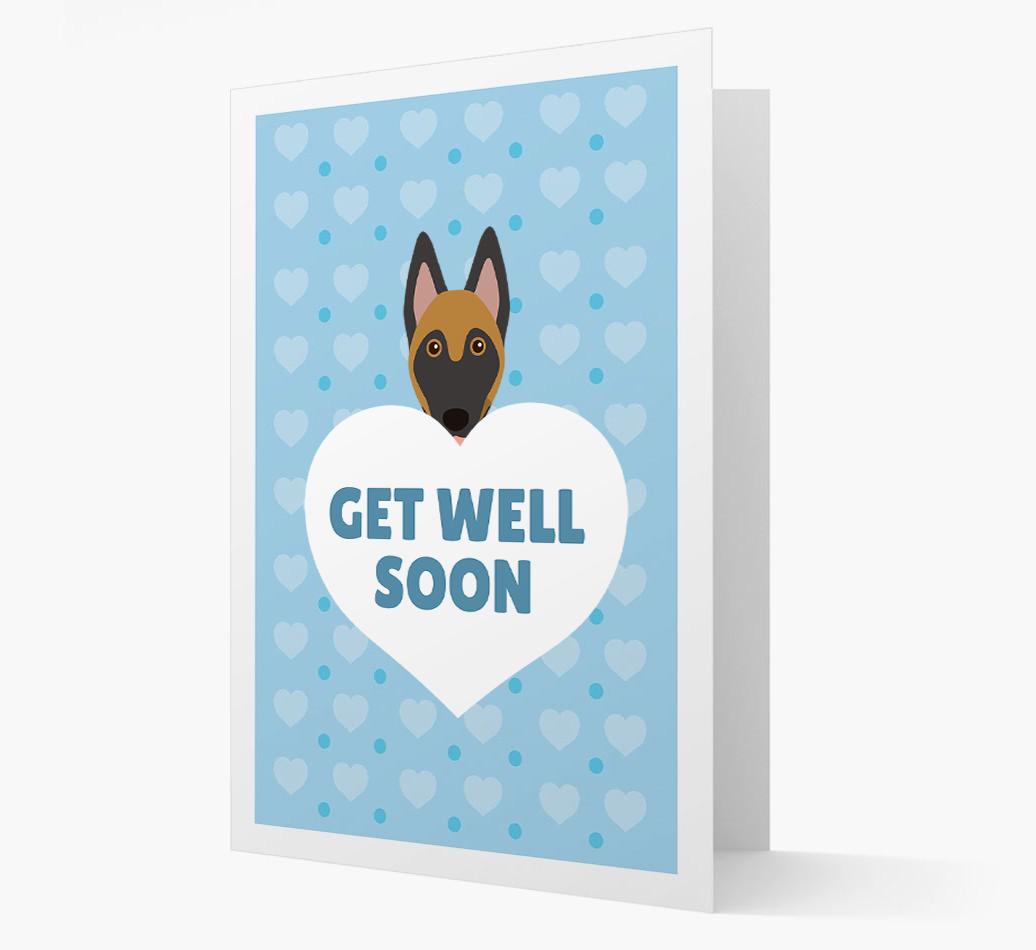 'Get Well Soon' Card with {breedFullName} Icon