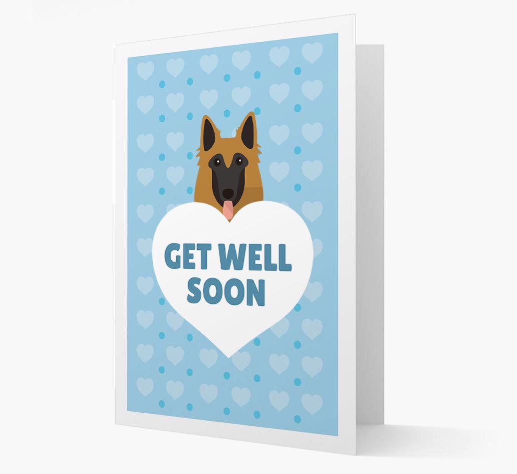 'Get Well Soon' Card with {breedFullName} Icon