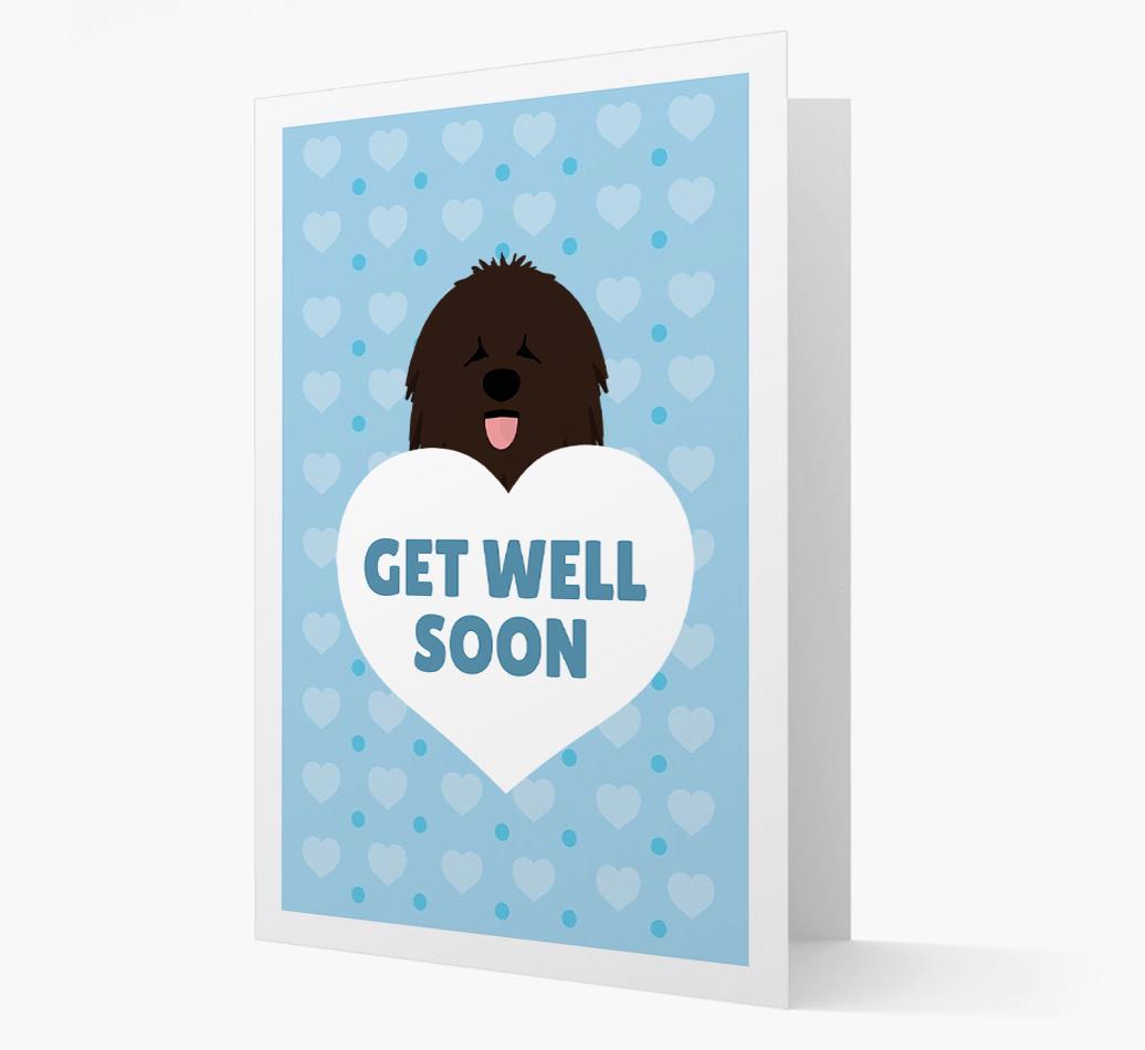 'Get Well Soon' Card with {breedFullName} Icon
