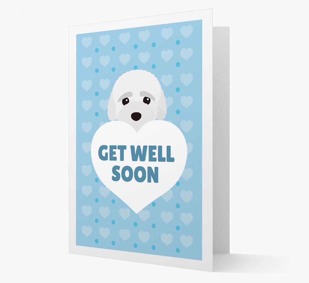 'Get Well Soon' Card with {breedFullName} Icon