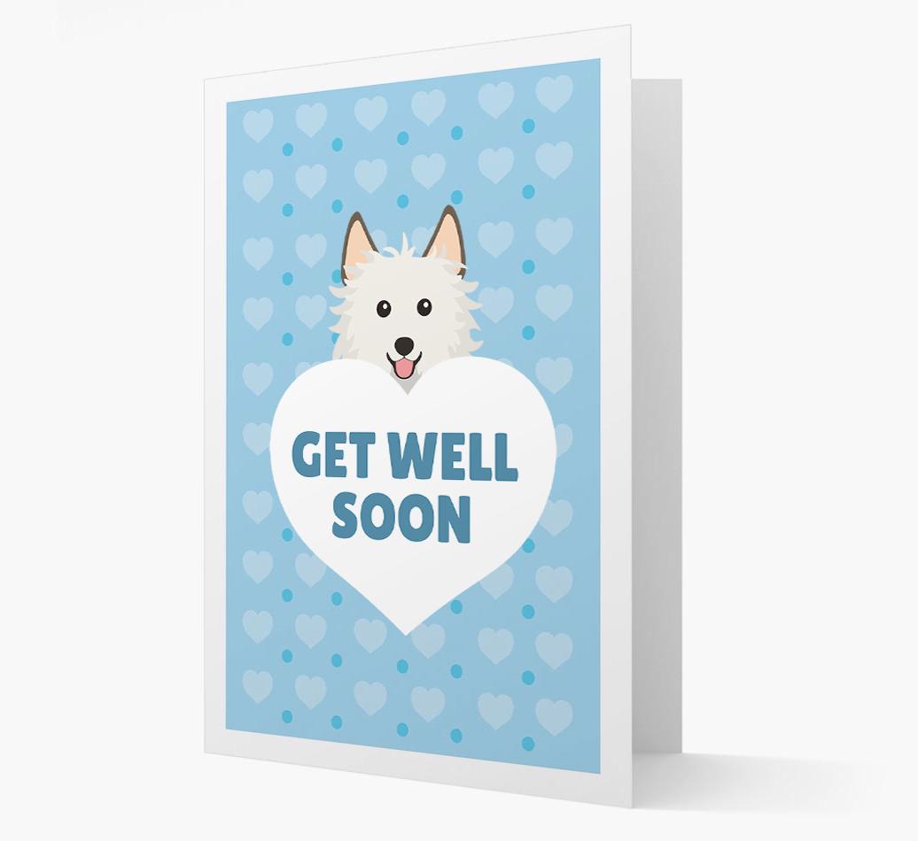 'Get Well Soon' Card with {breedFullName} Icon